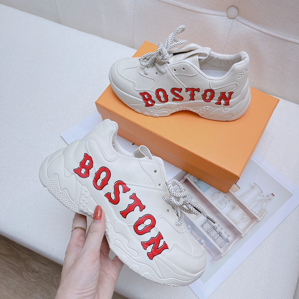 Giày thể thao nữ Boston Đế Tách, Sneakers Boston N.Y Hàn Quốc tăng chiều cao