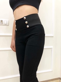 Quần Legging Cạp Cao 6 Đinh