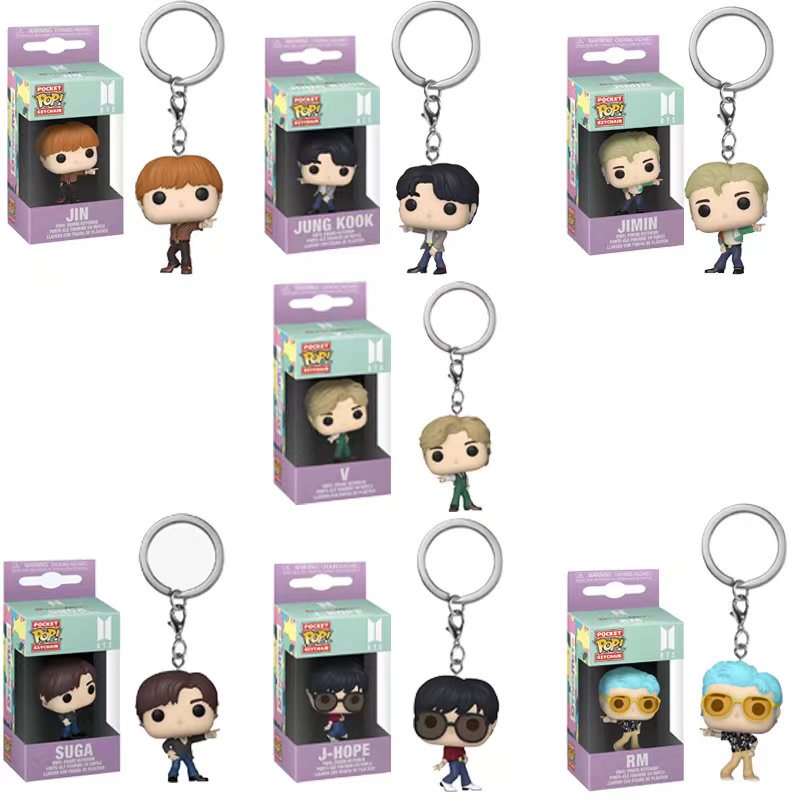 Funko Pop! Móc Khóa Hình Thành Viên Nhóm Nhạc BTS