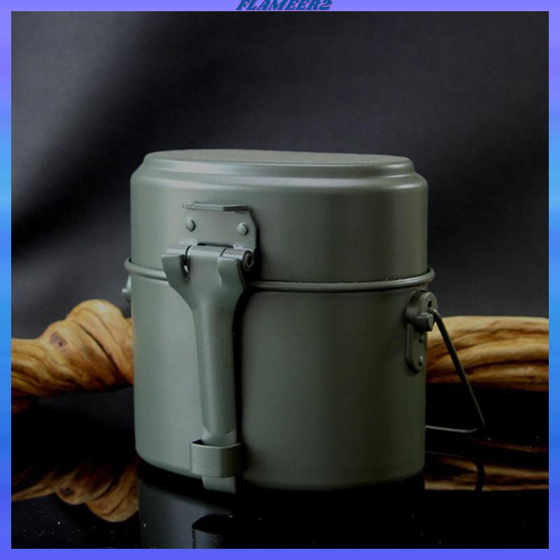 Set 3 Hộp Thiếc Đựng Cơm Trưa Tiện Dụng Khi Đi Cắm Trại