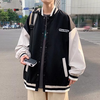 Áo Khoác Bóng Chày Dáng Rộng Thời Trang Hàn Quốc Cho Nam Nữ Size m-5xl