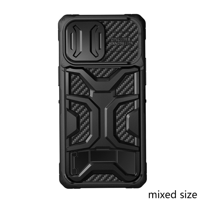 Ốp Điện Thoại Kèm Giá Đỡ Từ Tính Và Thanh Trượt Bảo Vệ Camera Có 3 Màu Cho Won 14 Pro Max