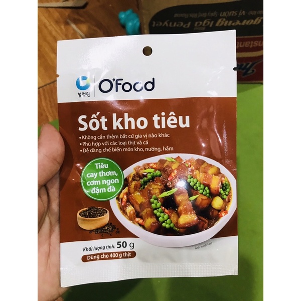 Sốt bò kho/ sốt kho tiêu O’food  không cần nêm nếm thêm 50g