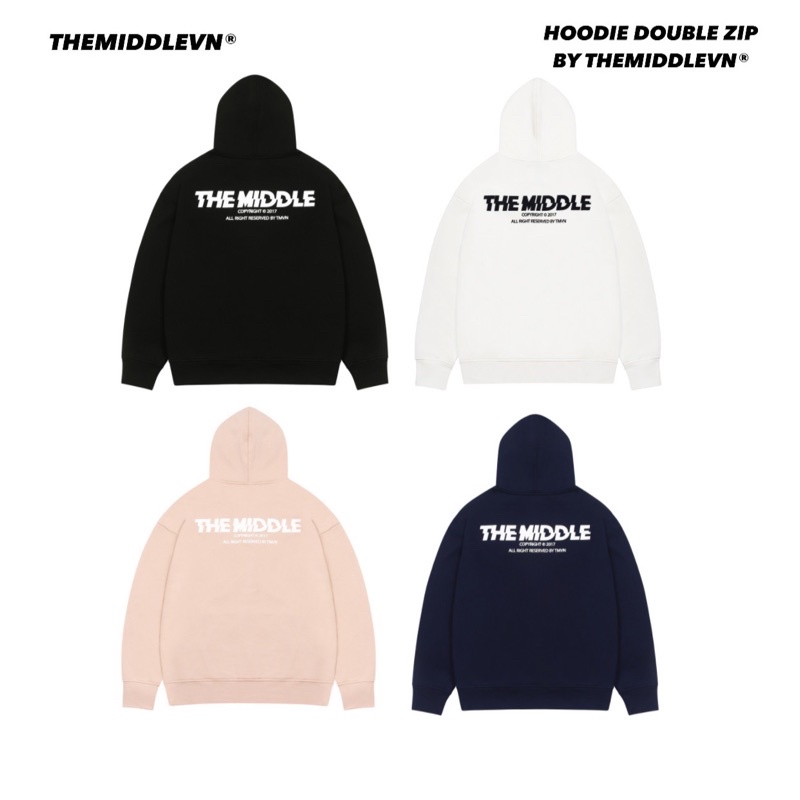 Áo HOODIE DOUBLE ZIP