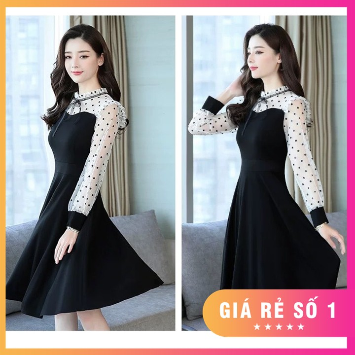 ĐẦM TIỂU THƯ TAY LƯỚI BI SANG TRỌNG H2 ĐỦ SIZE 30 ĐẾN 70KG