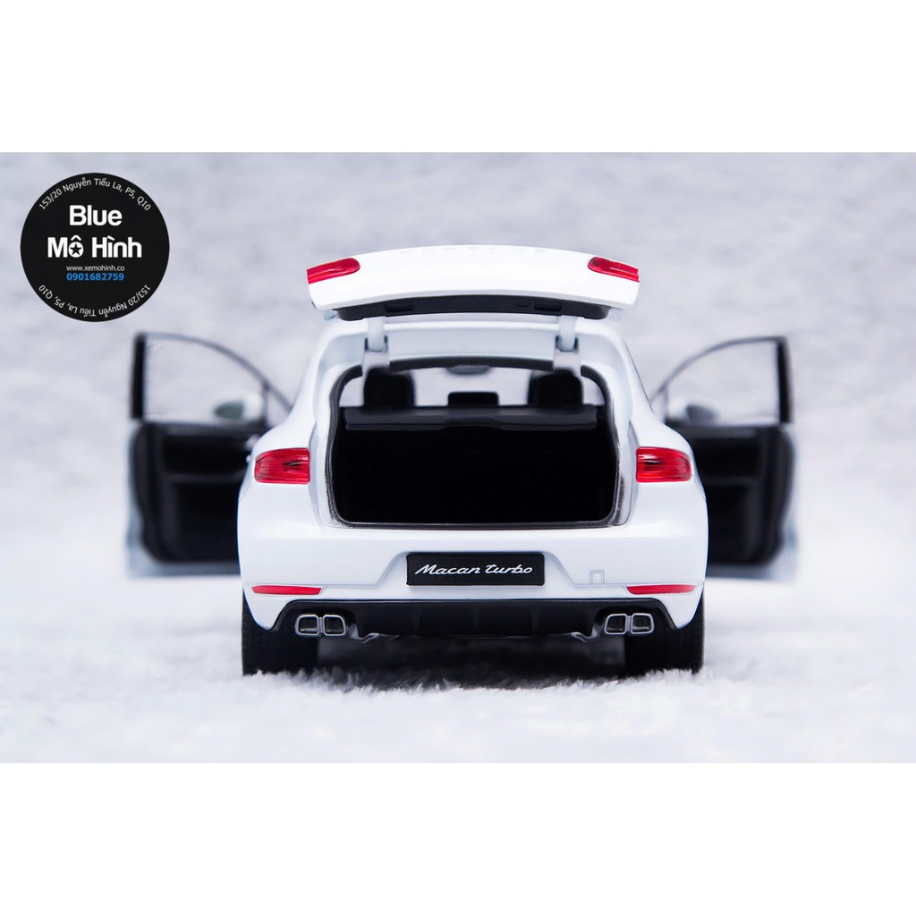 Blue mô hình | Xe mô hình Porsche Macan Turbo SUV Welly 1:24