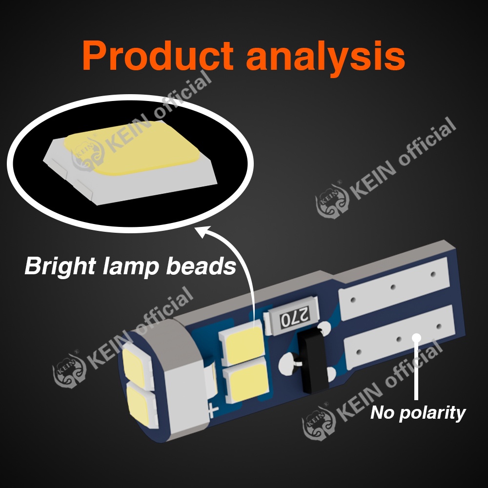Bóng Đèn Led T5 W3W 73 74 17 27 Chuyên Dụng Cho Bảng Điều Khiển Xe Hơi
