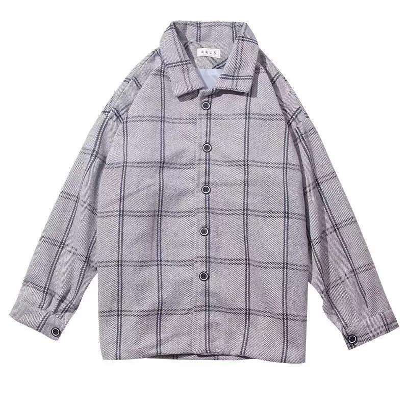 Áo Khoác Nam Thời Trang Hàn Quốc M-3XL Kẻ Caro | BigBuy360 - bigbuy360.vn