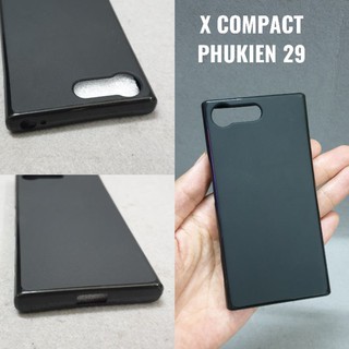 [Sony X Compact] Ốp lưng silicon dẻo đen cao cấp