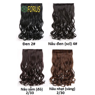 Tóc giả kẹp 5 phím 50cm