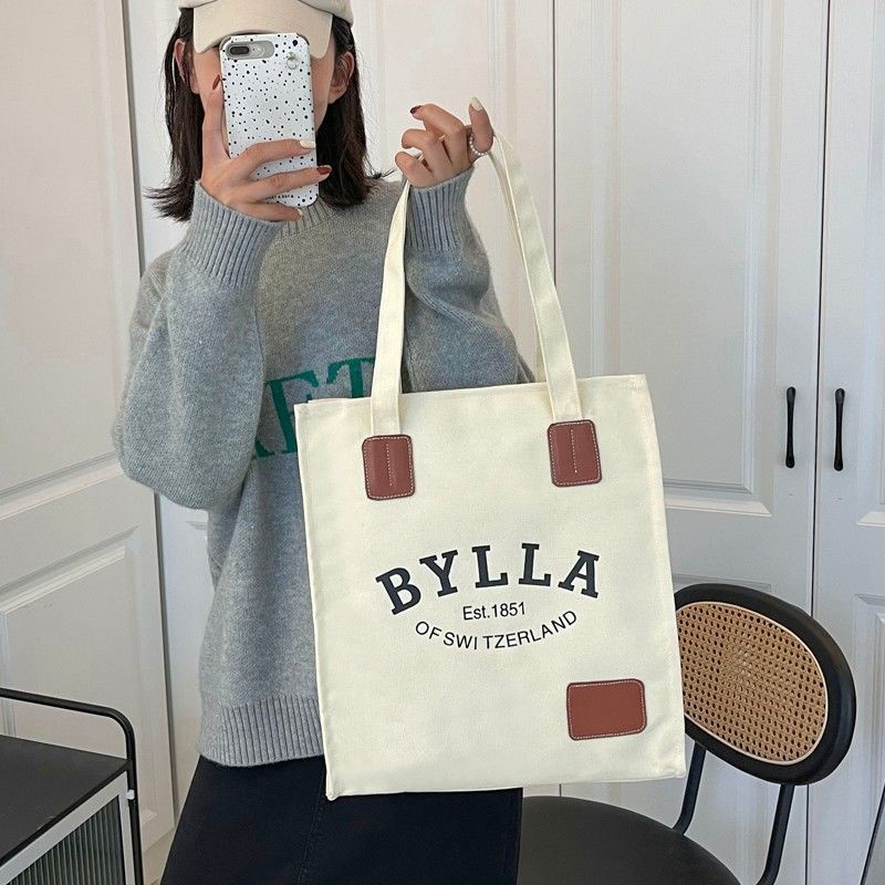 Túi Xách Canvas Cỡ Lớn In Họa Tiết Thời Trang Cho Nữ