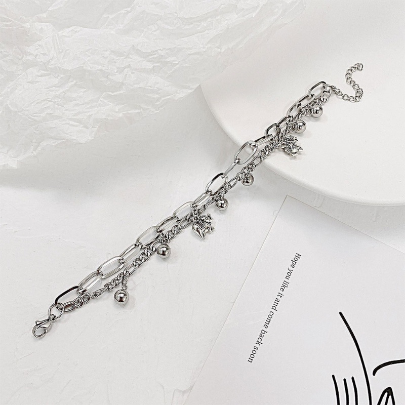 Flgo Vòng Tay Chuỗi Hạt Tròn Biểu Tượng Voi Thời Trang Hàng Ngày Cho Nữ