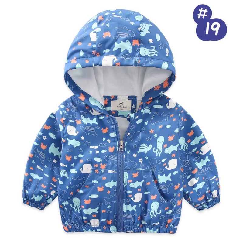 Áo khoác gió trẻ em 2 lớp hàng Quảng Châu cao cấp cho bé trai/ gái size 100-140