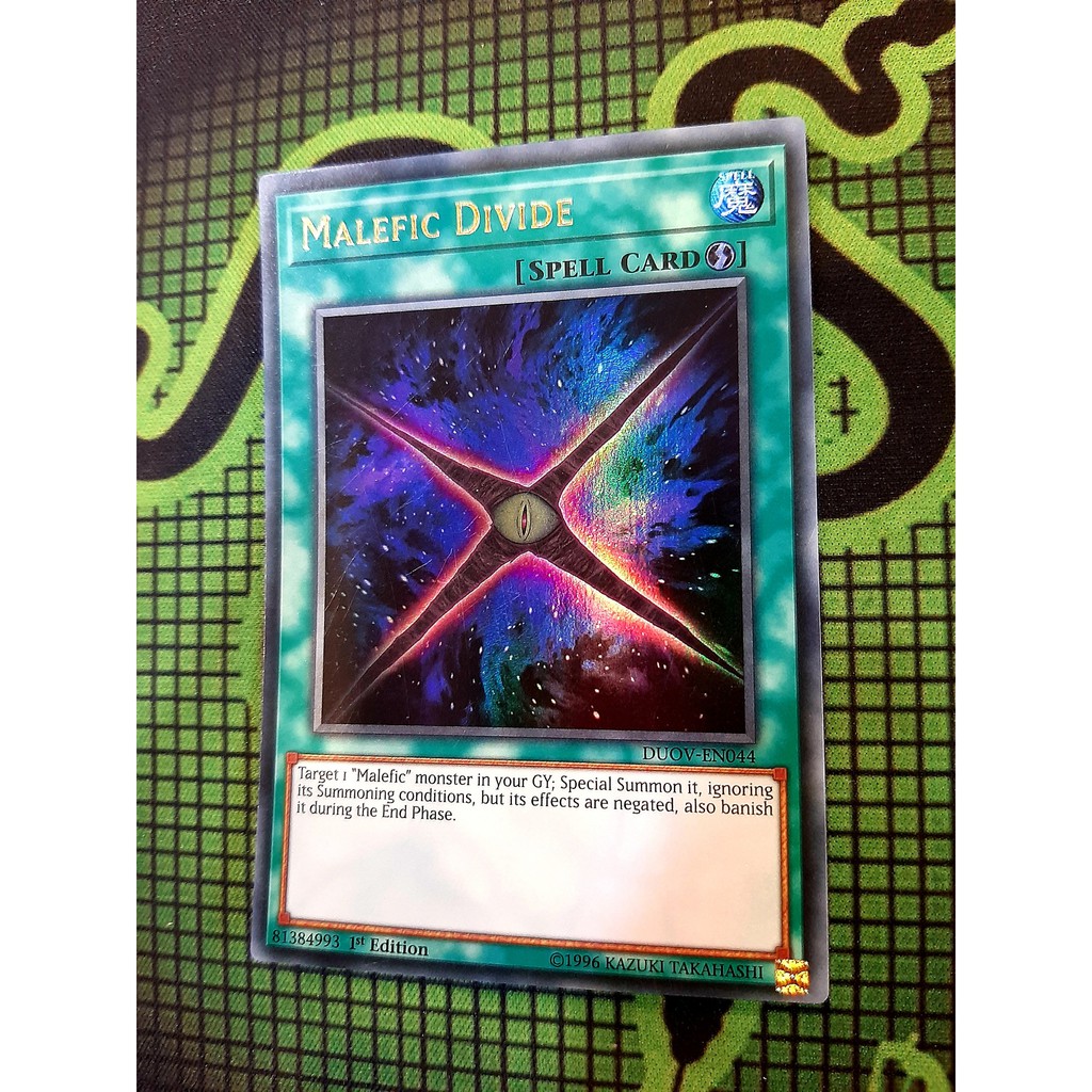 [ Đỗ Lạc Shop ] Thẻ Bài Yugioh Spell Malefic Divide - DUOV-EN044 - Ultra