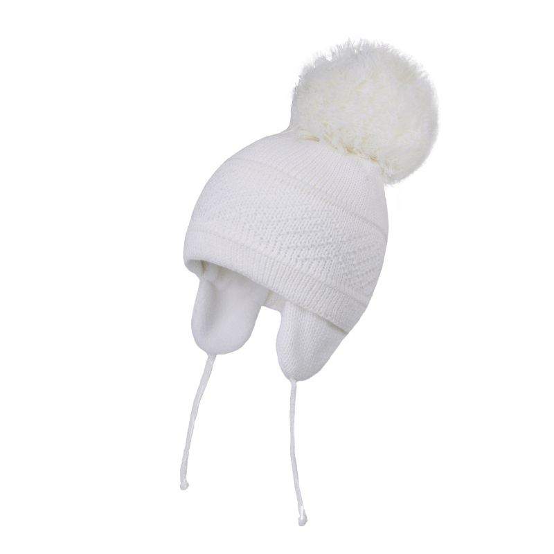 Mũ beanie Trùm Tai Giữ Ấm Màu Sắc Đơn Giản Cho Bé