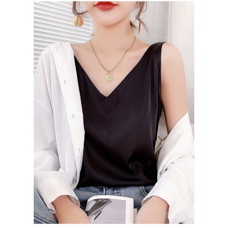 Áo 2 Dây MADELA Vải Lụa Mùa Hè❤️💥FREESHIP❤️💥