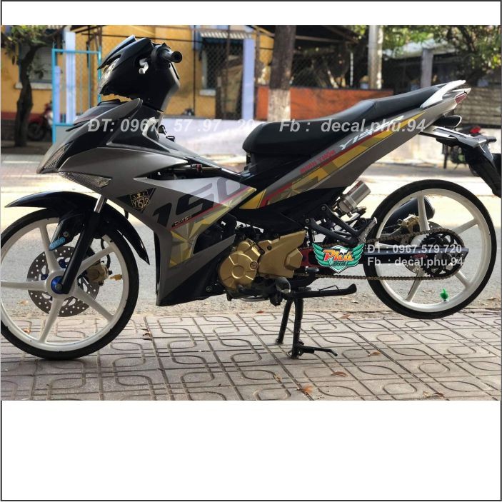Tem Rời Exciter 150 Y15ZR Xám Vàng đen (V)