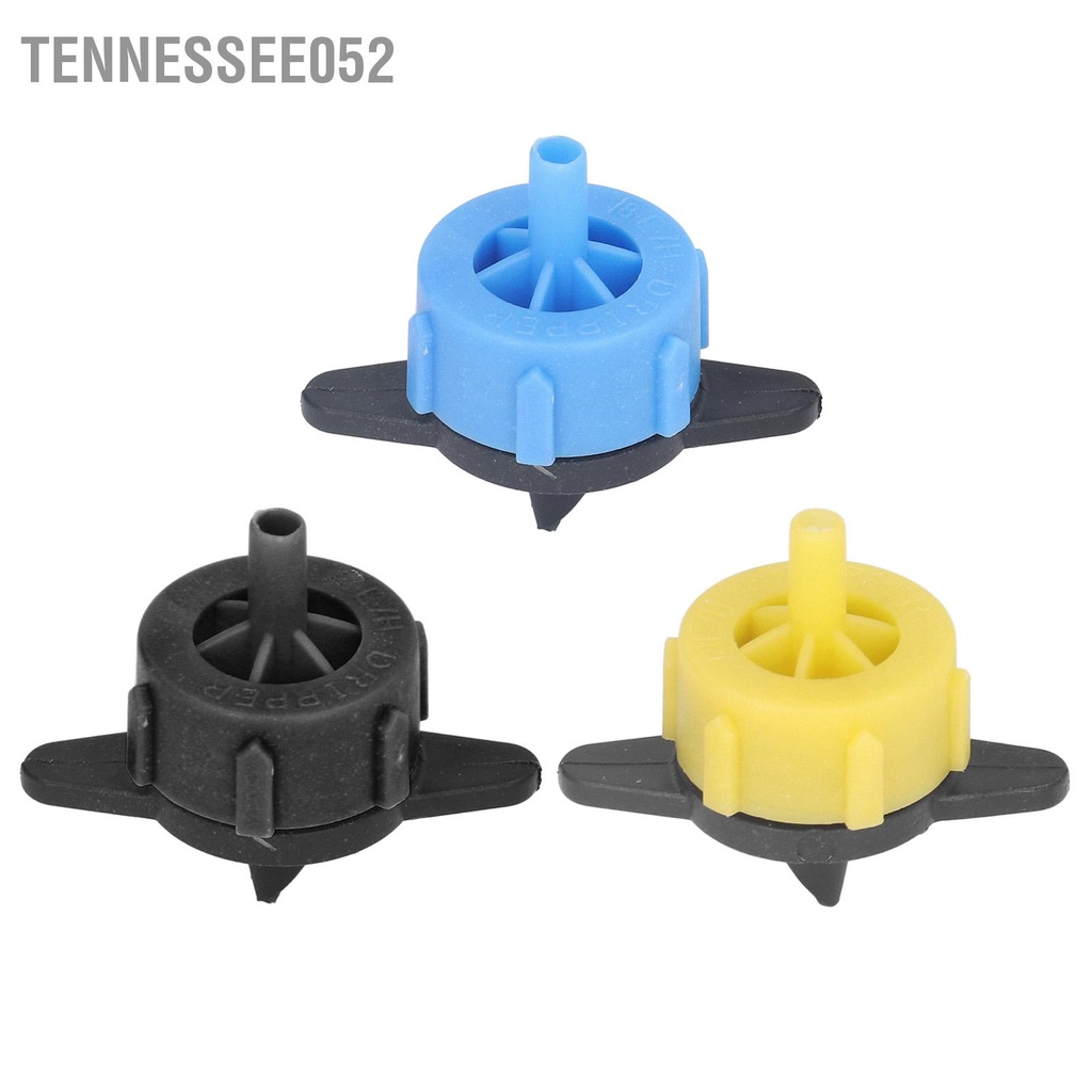 Tennessee052 100 cái Bộ phát nhỏ giọt 4mm Đồng nhất bù áp suất Dòng chảy PP Tưới nước cho địa hình lớn