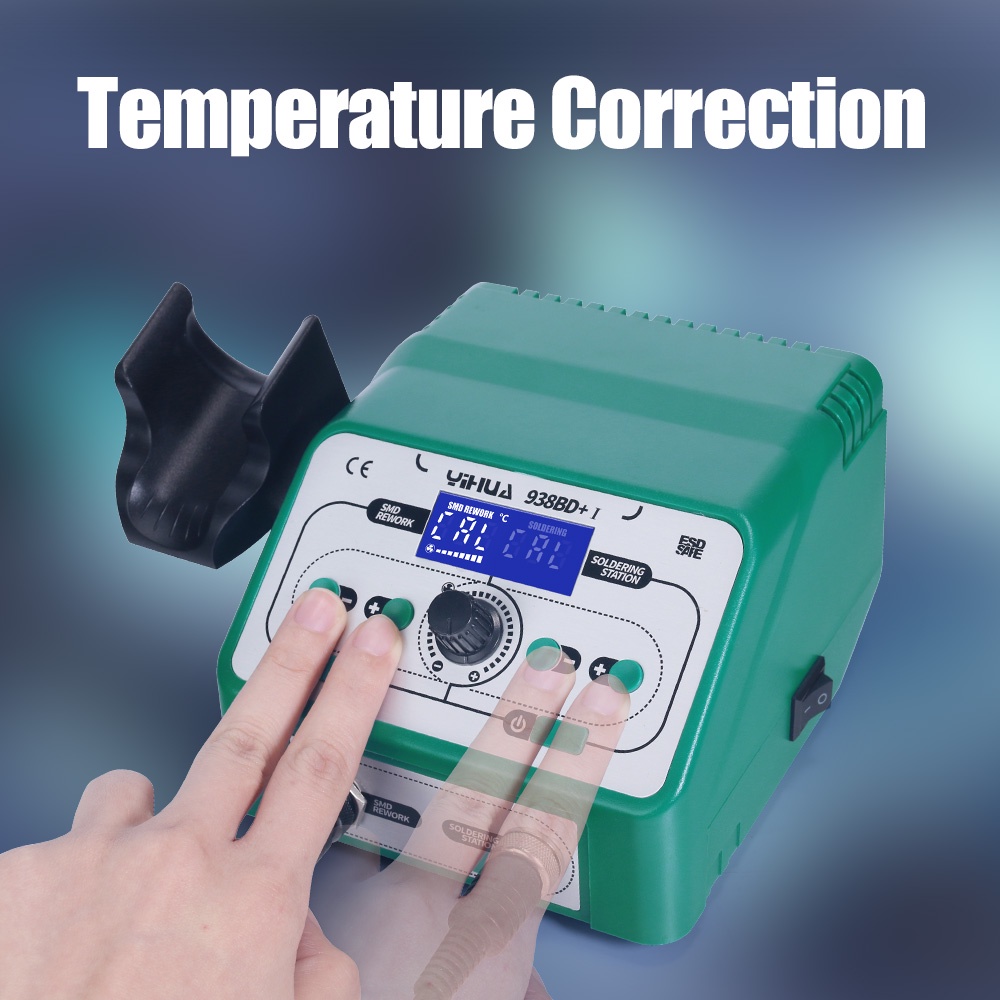 Trạm Hàn Khí Nóng YIHUA 938BD + - I 740W BGA