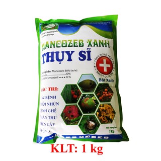 Thuôc trừ bệnh TIMAN 80WP Mancozeb xanh trừ bệnh Thối nhũn, thán thư, ghẻ trên cây trồng