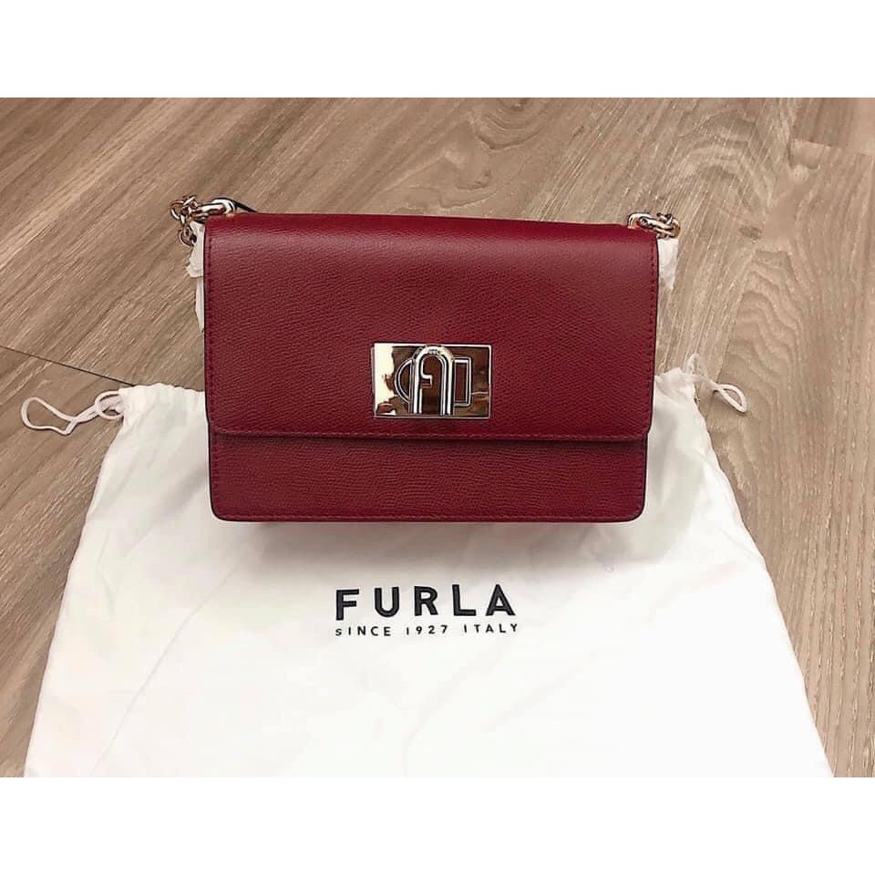 Túi xách nữ chính hãng Furla 1927 màu cili cực hót