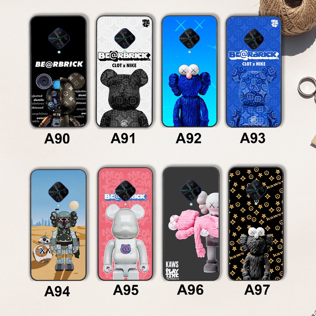 Ốp lưng điện thoại Vivo S1 Pro in hình gấu bearbrick cực đáng yêu giá cực sốc