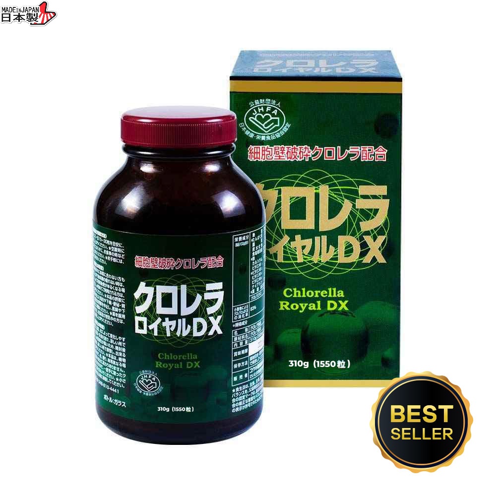 Tảo lục hoàng gia Chlorella Royal DX Nhật Bản 1550 viên