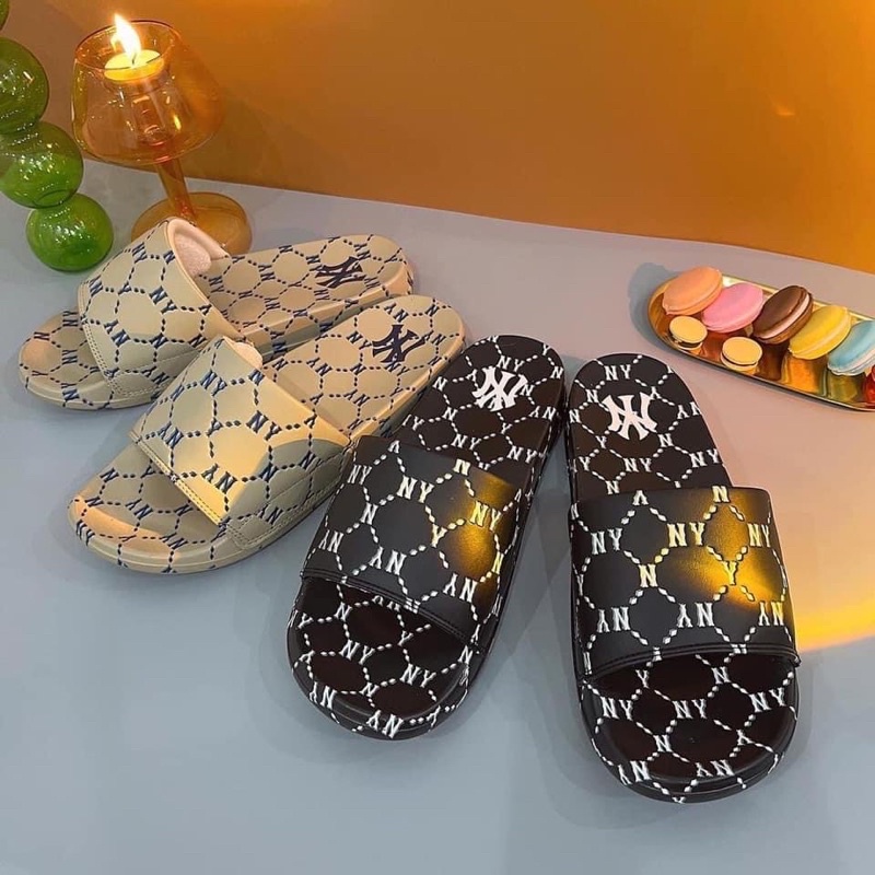 Dép MLB New Mound Dia monogram chính hãng