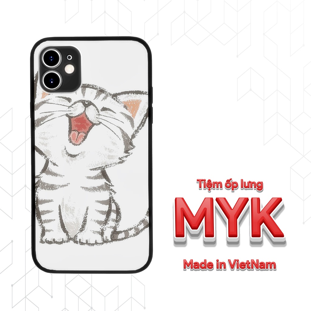 Ốp Lưng Mèo con dể thương cưng lắm à nha cho Iphone 5 6 7 8 Plus 11 12 Pro Max X Xr CAT20210017