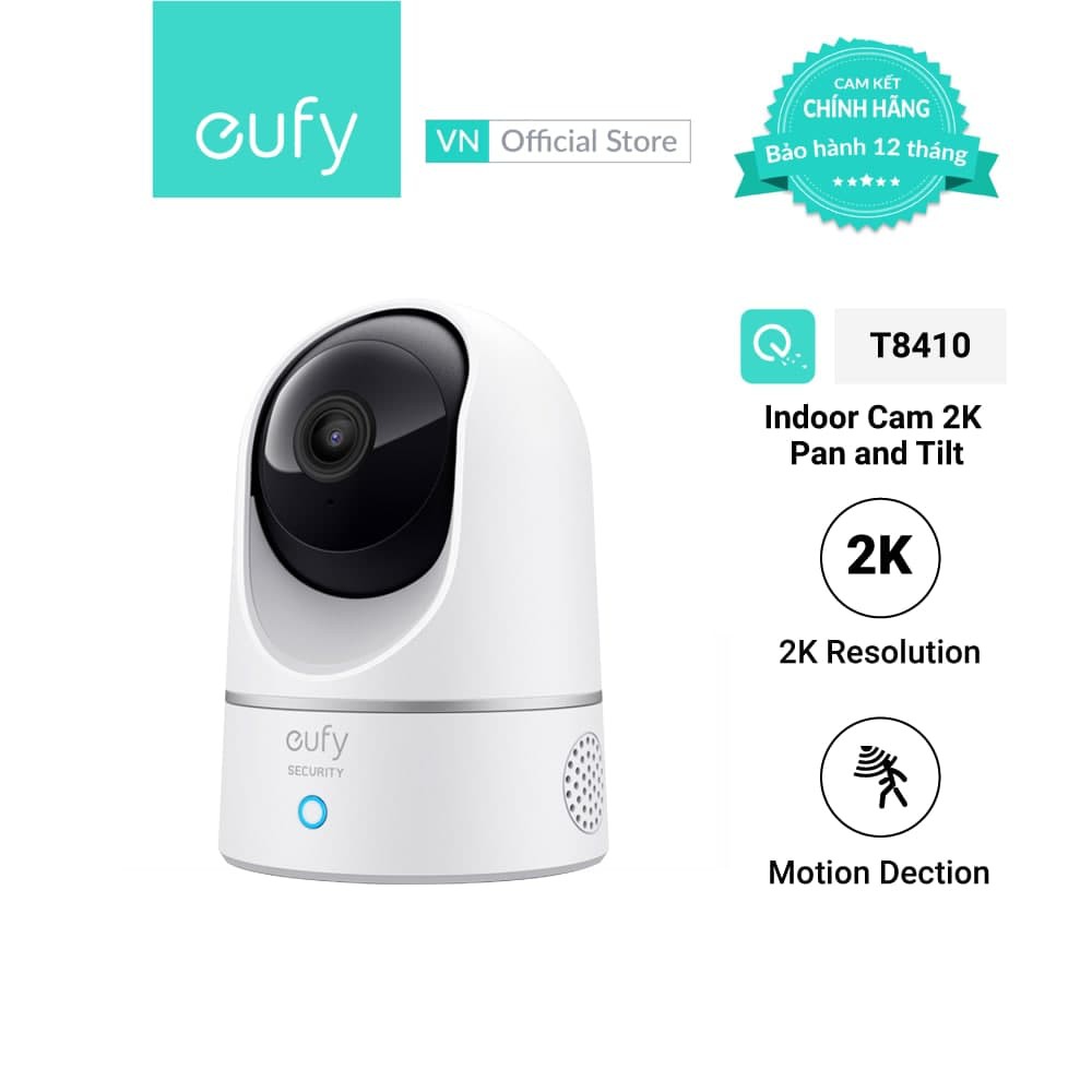 [Mã ELMALL150 giảm 8% đơn 500K] Camera Eufy Indoor 2K Pan and Tilt - T8410