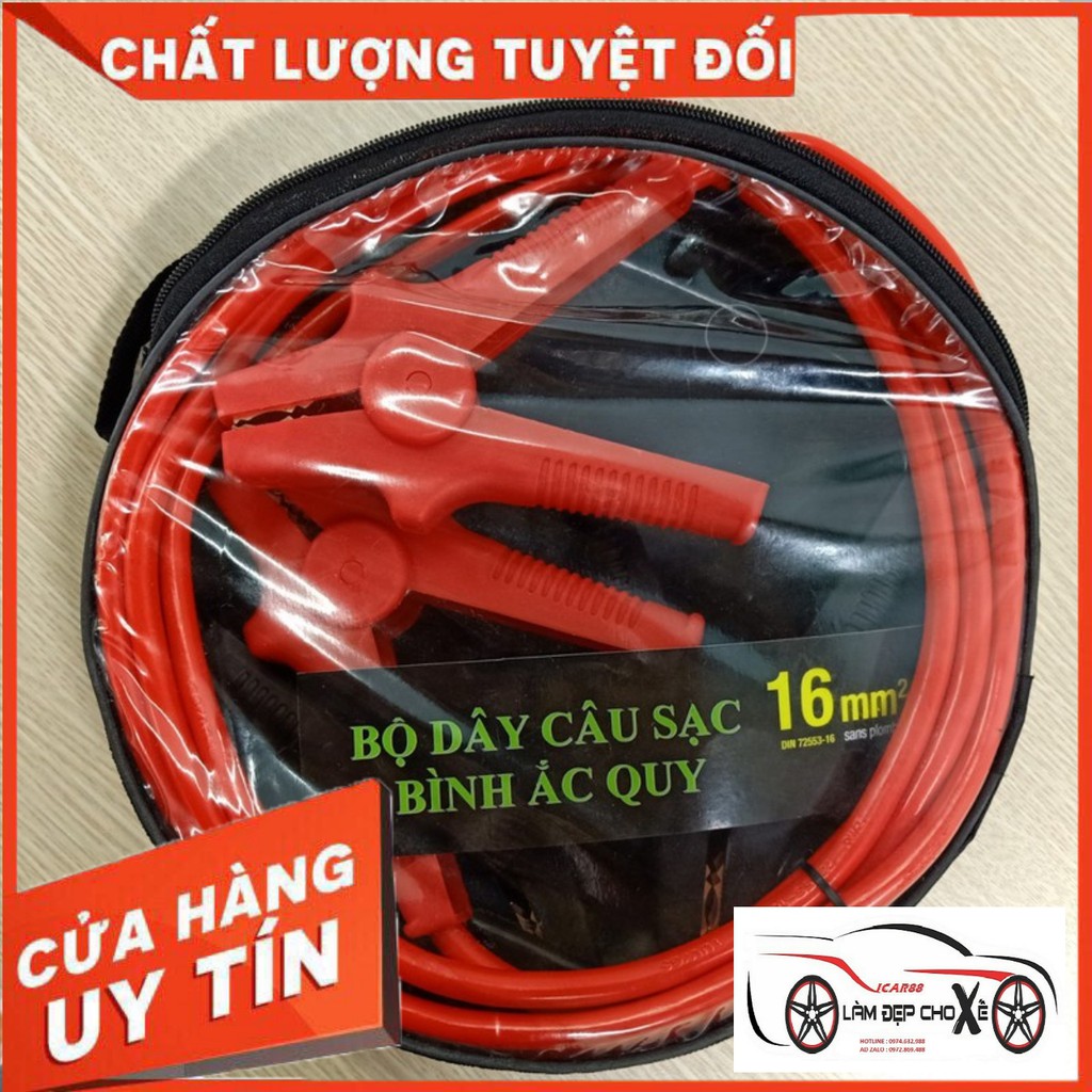 Dây Câu Bình Ắc Quy Ô Tô 2500AMP Dài 3 Mét Hàng Việt Nam Chất Lượng Cao