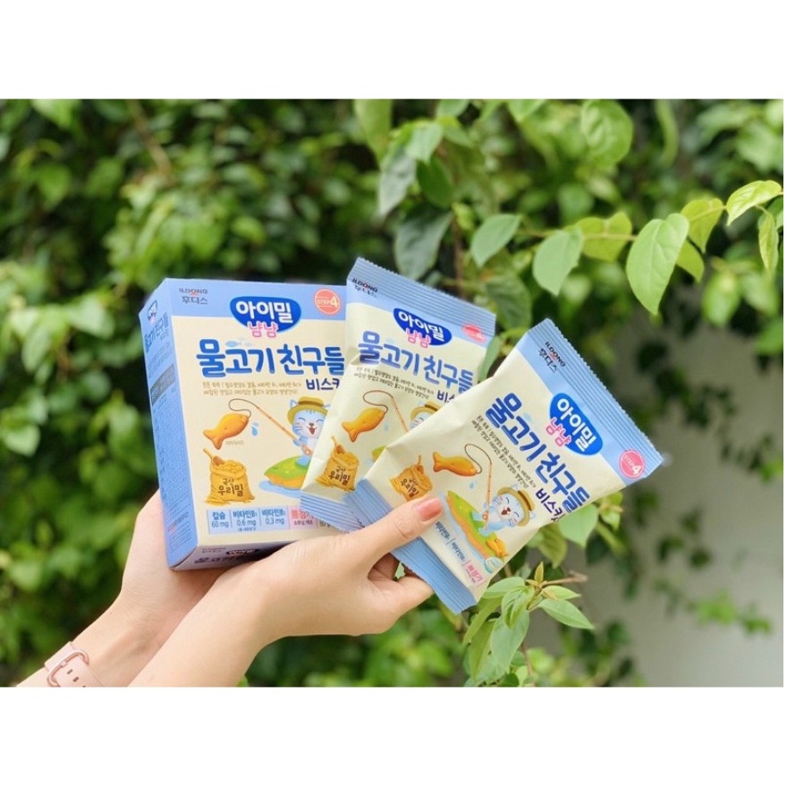 Bánh quy ildong hình cá, khủng long 60g - Hàn Quốc [dateT9/2023]