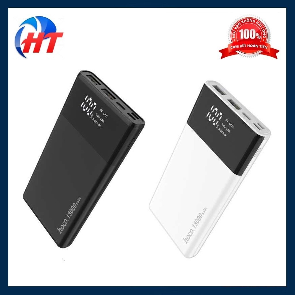 Pin sạc dự phòng Hoco B12Z Superior 13000mAh In/Output 3A, màn hình LCD