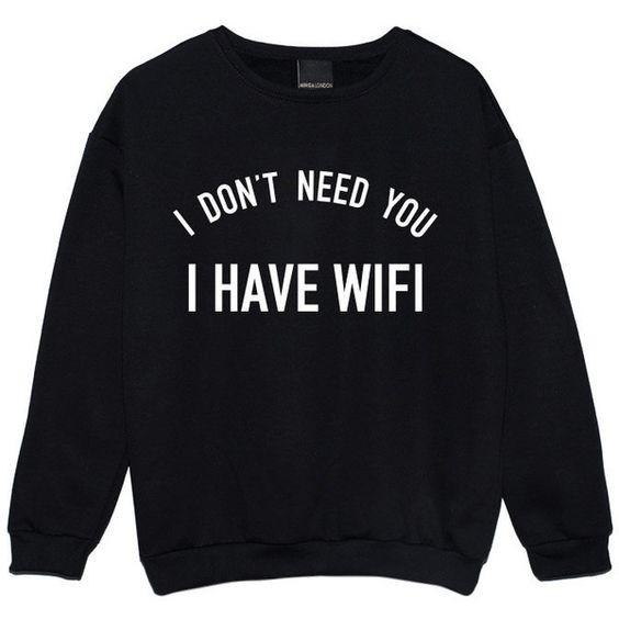 Áo sweater Fox- I have Wifi