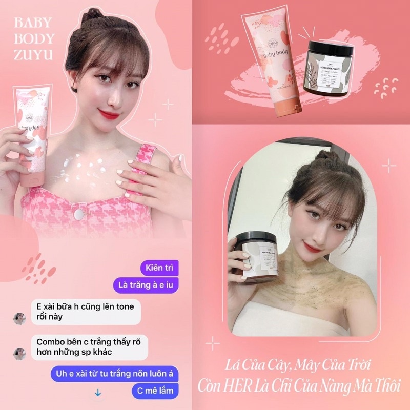 Kem Dưỡn Ẩm và Trắng Da Body ZuYu ( Tặng kèm tắm trắng 9 loại thảo mộc độc quyền ) | BigBuy360 - bigbuy360.vn
