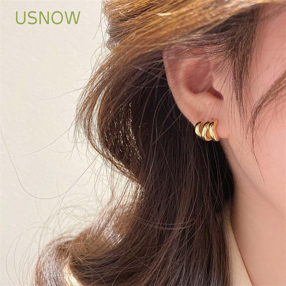 Khuyên Tai Nữ Hình Tròn Phong Cách Thanh Lịch Quyến Rũ