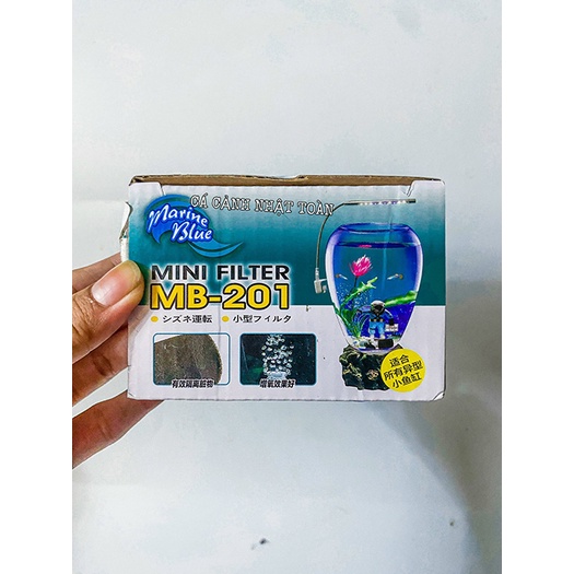 SỦI OXY LỌC MINI CHO BỂ CÁ CẢNH MINI FLITER MB 201