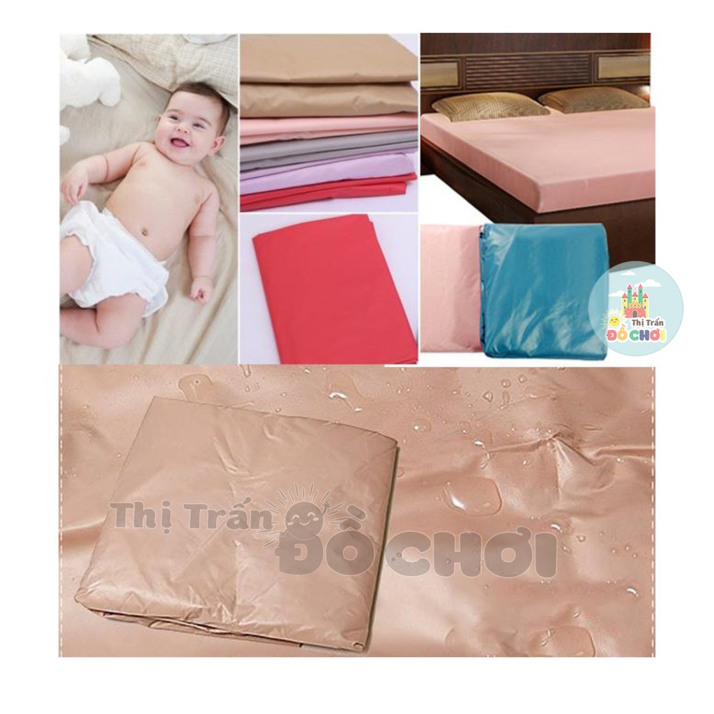 Drap giường chống thấm bảo vệ nệm ngăn thấm nước 1m8 1m6 đồ dùng cho bé  - Thị trấn đồ chơi