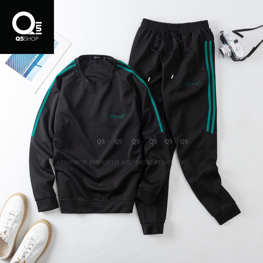 Bộ Nỉ Nam Nam Thu Đông Bộ Quần Áó Thể Thao Nam Mẫu Mới Q5,Chất nỉ dày dặn,Trẻ trung Năng động.