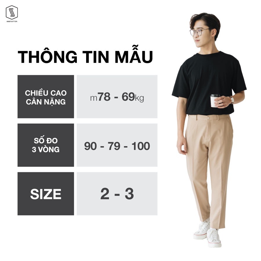 Áo thun Unisex Basic SSSTUTTER cổ tròn tay lỡ Cotton thoáng mát thấm hút mồ hôi Great Life Tee Premium