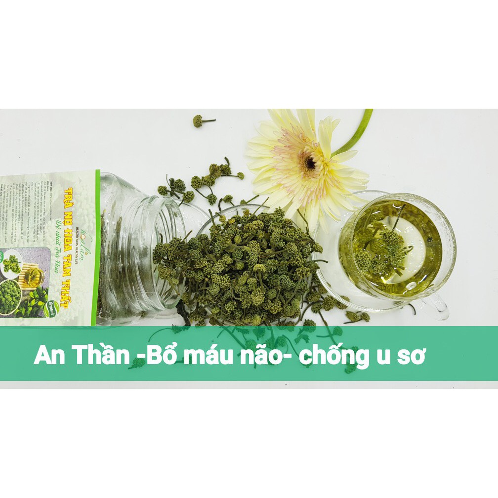 Nụ Hoa Tam Thất Hữu Cơ Sấy Lạnh Hoa Lâm 100gram - An Thần, Bổ máu, Chống u sơ.