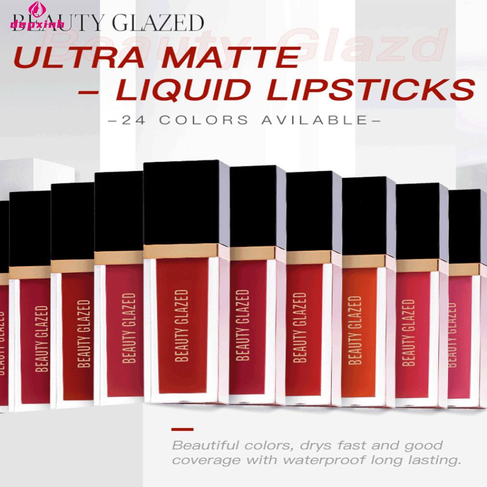 [Hàng mới về] Son Môi Beauty Glazed Lâu Trôi Không Dính Thành Cốc Với 24 Màu Lựa Chọn