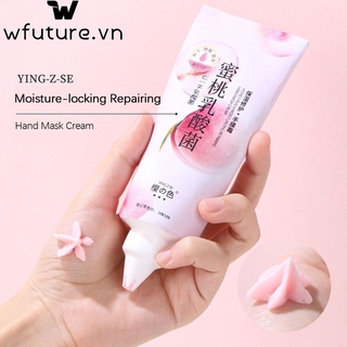 ✾✾ Peach Lemon Moisturizing Hand Cream Hydrating Repair Autumn Winter Lactic Acid Bacteria Nicotinamide Hand Skin Care 【Wfuture】