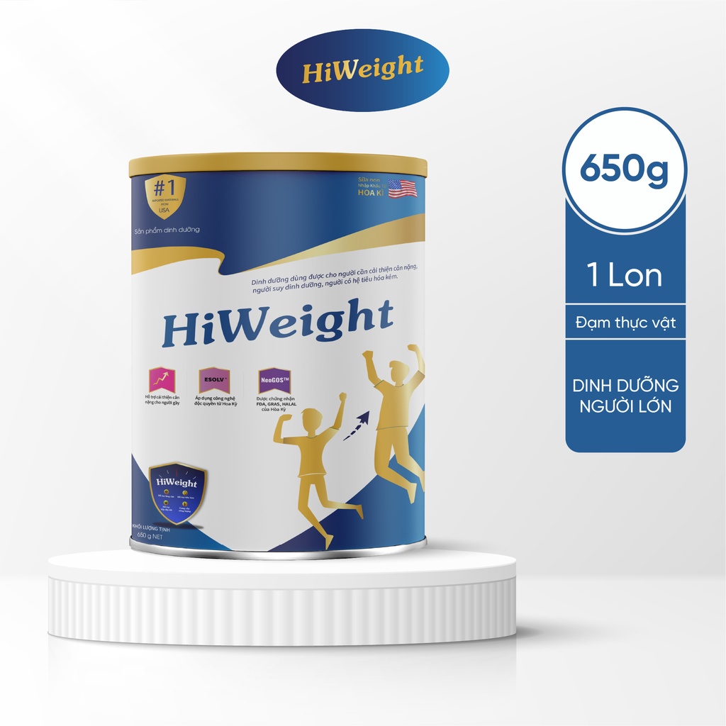 Sữa non tăng cân hoa kỳ Hiweight dạng bột - 650g/hộp