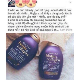 Dầu gội - xả biotin & collagen