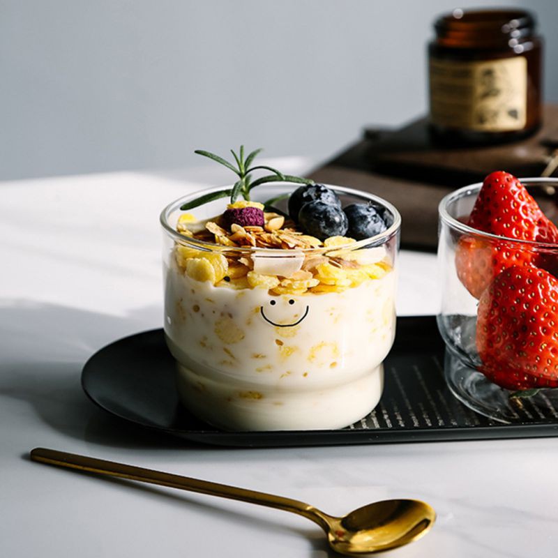 Ly Thủy Tinh Trong Suốt 300ml Phong Cách Bắc Âu | BigBuy360 - bigbuy360.vn