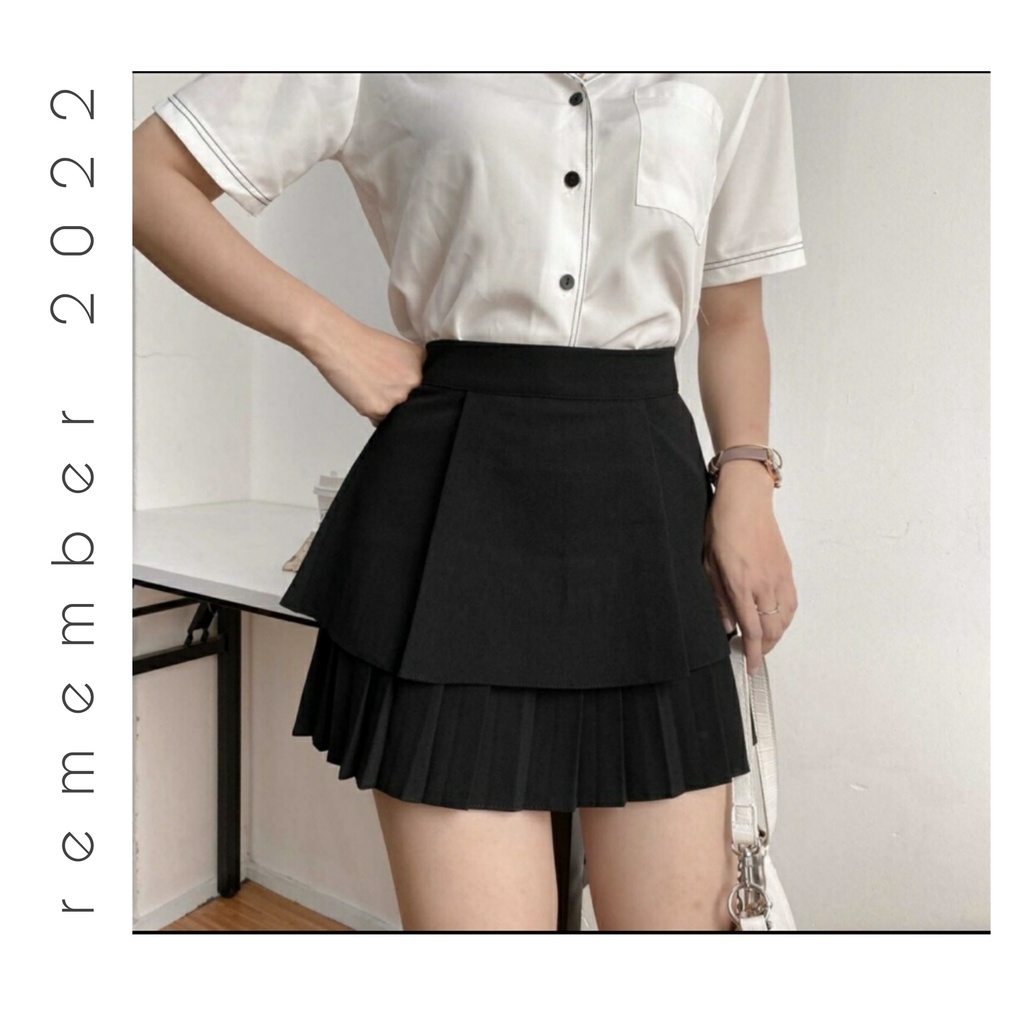 Quần buộc eo xếp ly .
