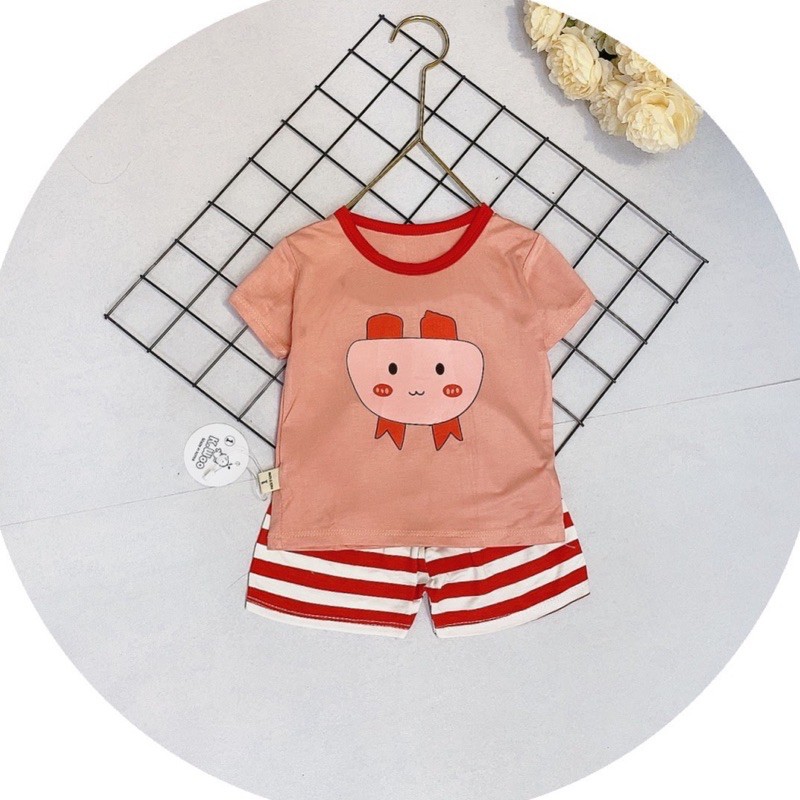 Bộ thun lạnh cộc tay K.woo (7-15kg)