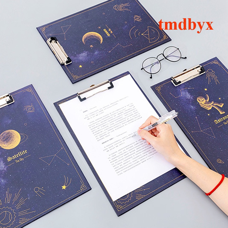 Bìa Kẹp Hồ Sơ Khổ A4 Họa Tiết Bầu Trời Sao Sáng Tạo