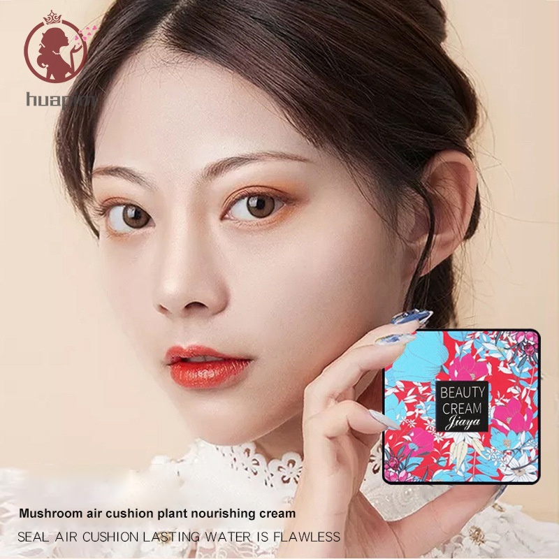 Kem Nền Cc Air Cushion Dưỡng Ẩm Lâu Trôi Che Khuyết Điểm Làm Trắng Da Kèm Cọ Đầu Nấm Tiện Dụng | BigBuy360 - bigbuy360.vn
